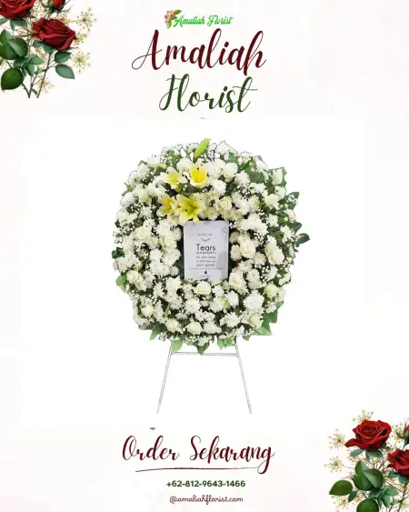 Krans Bunga Duka Matani Dua